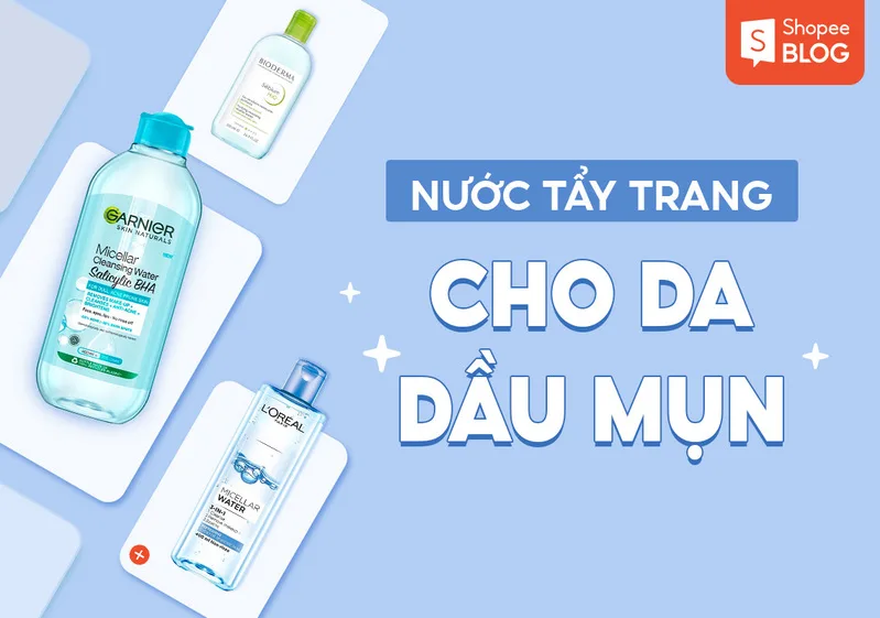 Sản phẩm tẩy trang nên phù hợp với da dễ bít tắc và không để lại lớp màng nặng trên mặt.