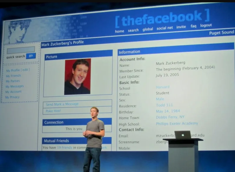 Thefacebook được ra mắt từ phòng ký túc xá vào tháng 2/2004 trước khi mở rộng sang nhiều trường khác